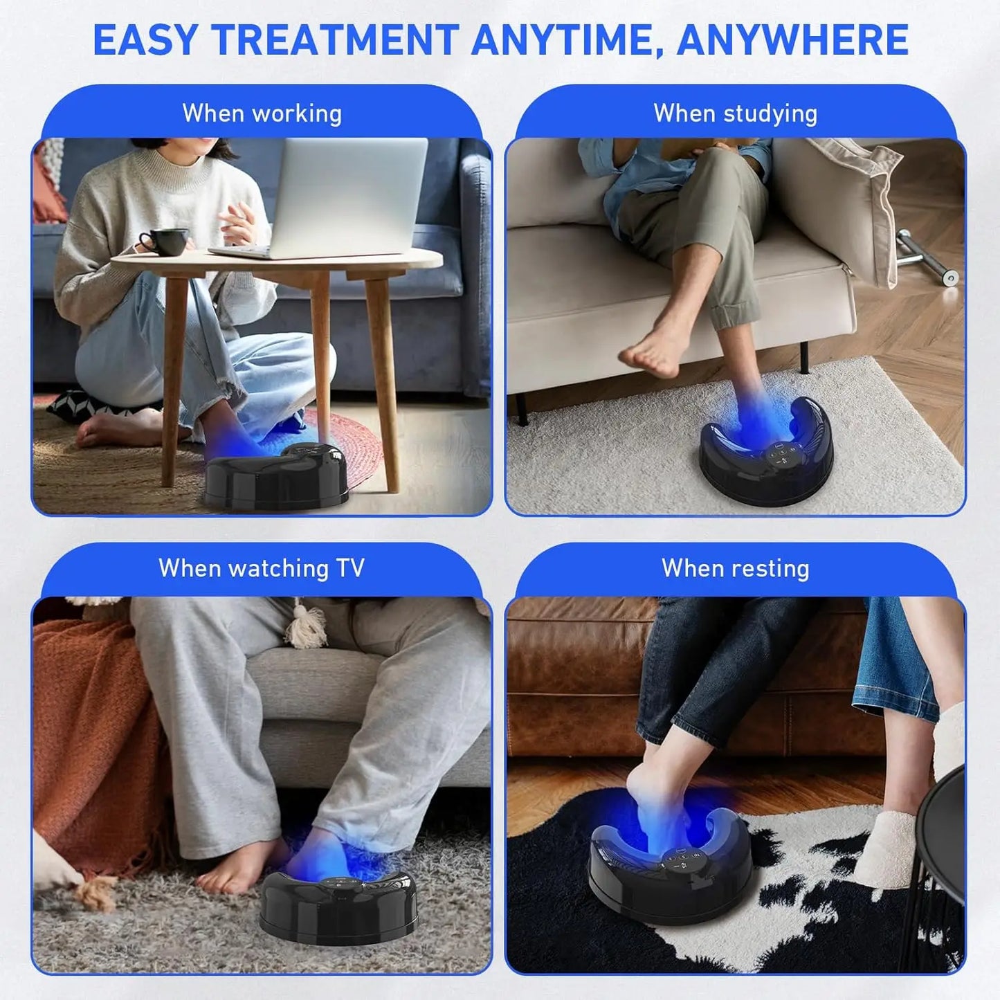 Wireless Nail Fungus Laser Device for Toenails Onychomycosis Infrared Light 470nm 910nm Blue Light Anti Fungal Laser Equipment