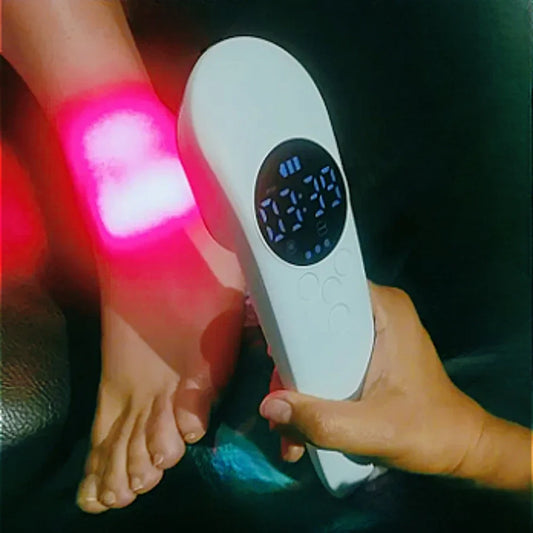 Laser Terapêutico LLLT Profissional 650nm/880nm - Alívio da Dor e Fisioterapia