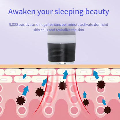 Skin Cool - Máquina de Beleza Facial Cryo-Eletroporação com Lifting e Circulação Linfática