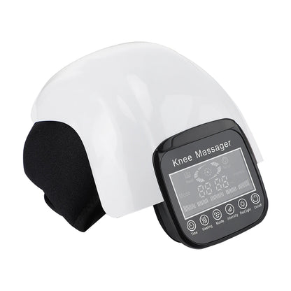 Massageador de Joelho Infravermelho - Compressão Térmica, Vibração e Fisioterapia