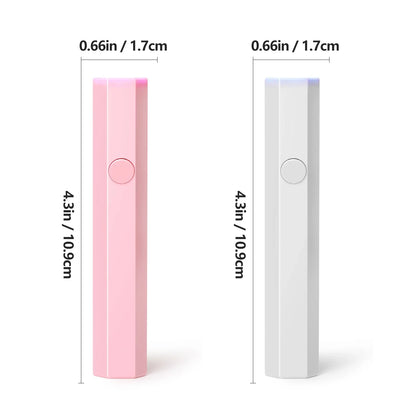 Lâmpada Portátil de Mão Mini para Unhas para Todo Verniz Gel Secagem Rápida Máquina Secadora de Unhas USB Lâmpada UV LED para Unhas Mini Caneta Lanterna