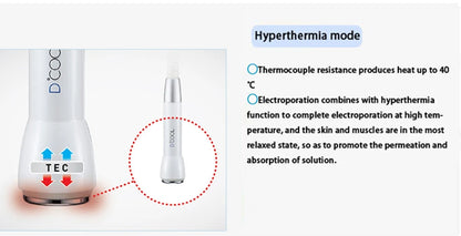 Massageador Facial D-Cool Crioterapia - Equipamento Rejuvenescimento Quente e Frio