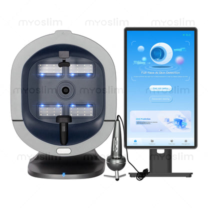 Analisador 3D Facial AI 15.6/21.5 Polegadas - Máquina Análise Pele Inteligência Artificial Scanner Couro Cabeludo