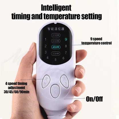 Electric Leg Massager Heat Compress Compression Foot Leg Recovery Boots for Improved Leg Blood Circulation With Remote Control