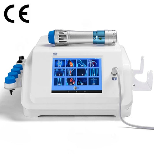 Máquina Terapia Ondas de Choque 300MJ Profissional - Tratamento DE Fisioterapia e Alívio da Dor
