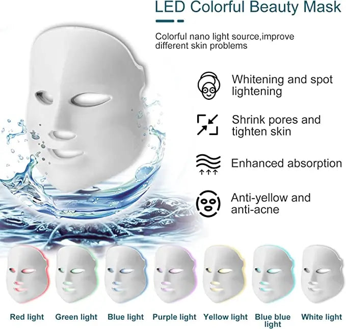 Máquina Dermabrasão Hidrogénio Oxigénio 7 em 1 - Limpeza Profunda Jato Água Diamante Facial
