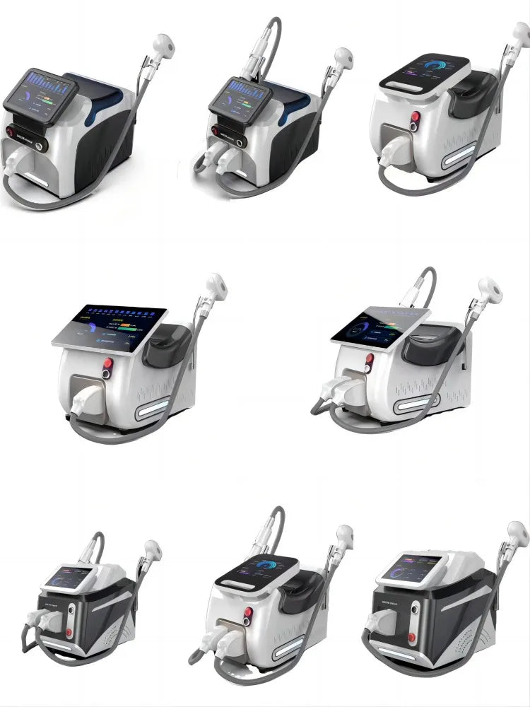 Professional 2 In 1 Diode Laser 808nm Hair Removal Machine Nd Yag Laser Tattoo Remove Skin Rejuvenation 808 Hair Remove For Spa