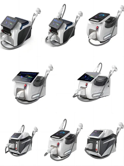 Professional 2 In 1 Diode Laser 808nm Hair Removal Machine Nd Yag Laser Tattoo Remove Skin Rejuvenation 808 Hair Remove For Spa
