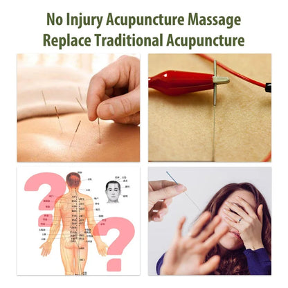 Caneta Acupuntura Eletrónica TENS - Terapia Laser Digital para Massagem e Estimulação Muscular