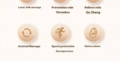 Botas Pressoterapia Pernas com Controlo Remoto - Massagem Compressão Pneumática Relaxamento Profundo