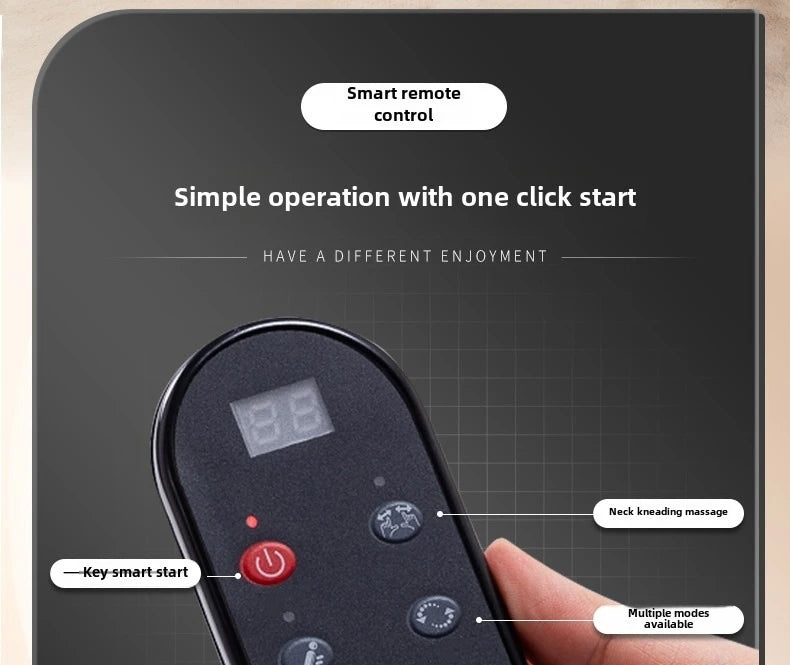 Upgrade Large Area Vibration Airbag Swing Heated Neck Massager Full Body Massage Mat Mattress Traction Lumbar with Remote Contro