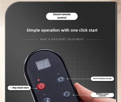 Upgrade Large Area Vibration Airbag Swing Heated Neck Massager Full Body Massage Mat Mattress Traction Lumbar with Remote Contro