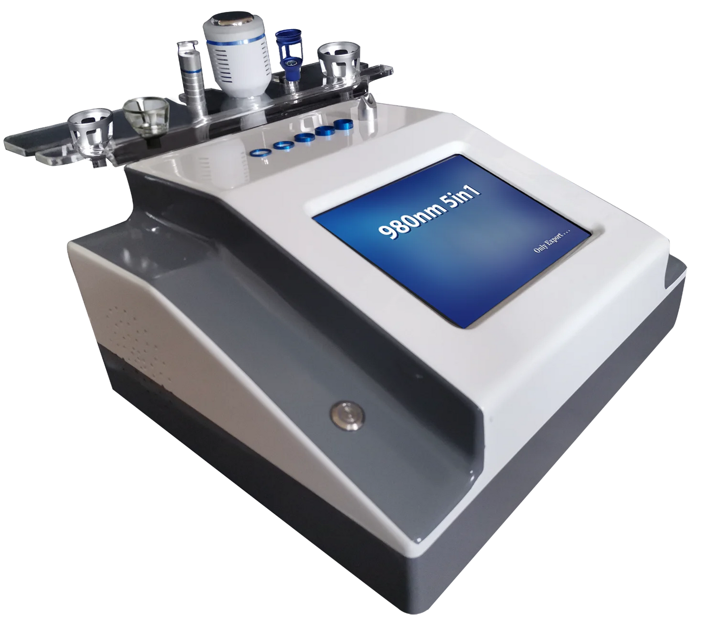 Newest 6 in 1 980nm Diode Laser Therapy Machine Vascular Removal Spider Vein Removal Machine Nail Fungus Laser Onychomycosis