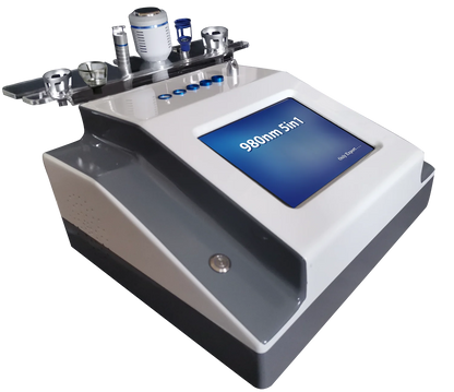 Newest 6 in 1 980nm Diode Laser Therapy Machine Vascular Removal Spider Vein Removal Machine Nail Fungus Laser Onychomycosis