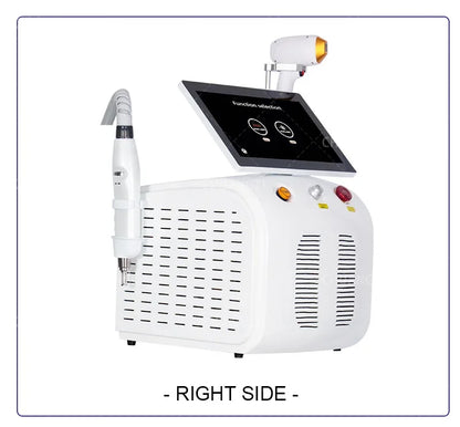 Máquina Laser Diodo Multifuncional 2 em 1 - Depilação e Remoção Tatuagens 3 Comprimentos Onda