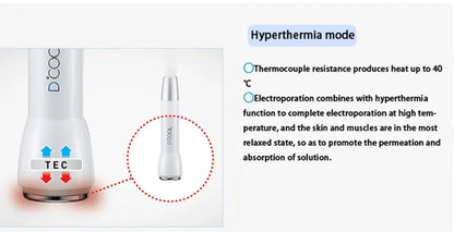 Equipamento D-Cool Electroporação ION - Massageador Crioterapia Facial Profissional