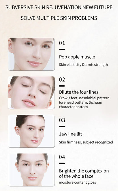 Máquina HIFU Lifting Facial Uso Doméstico - Rejuvenescimento Firmeza Remoção Rugas Anti-Envelhecimento