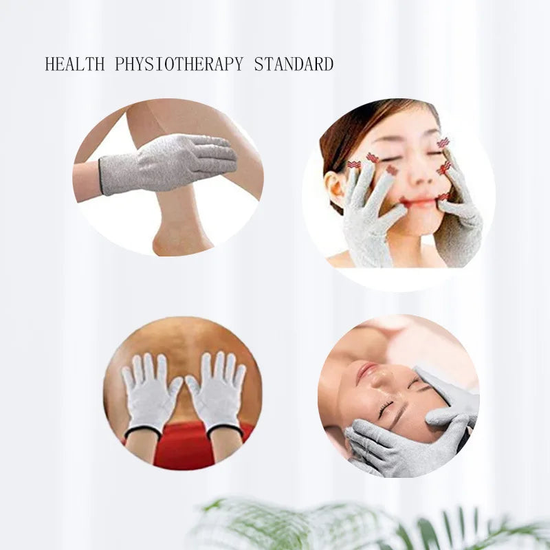 Máquina EMS TENS 4 Modos - Estimulador Muscular 9 Intensidades Acupuntura Massagem Digital
