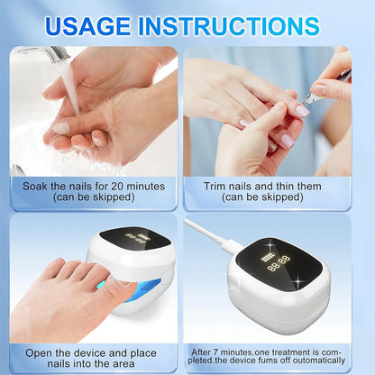 Nail Fungus Laser LED Light Device Fungal Nail Treatment Anti-Equipment Effectively Remove Fungal Toenail Nail Fungal Infection