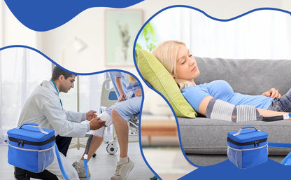 Sistema de Terapia Fria TRBS - Kit Completo para Recuperação Pós-Cirúrgica ACL e Joelho