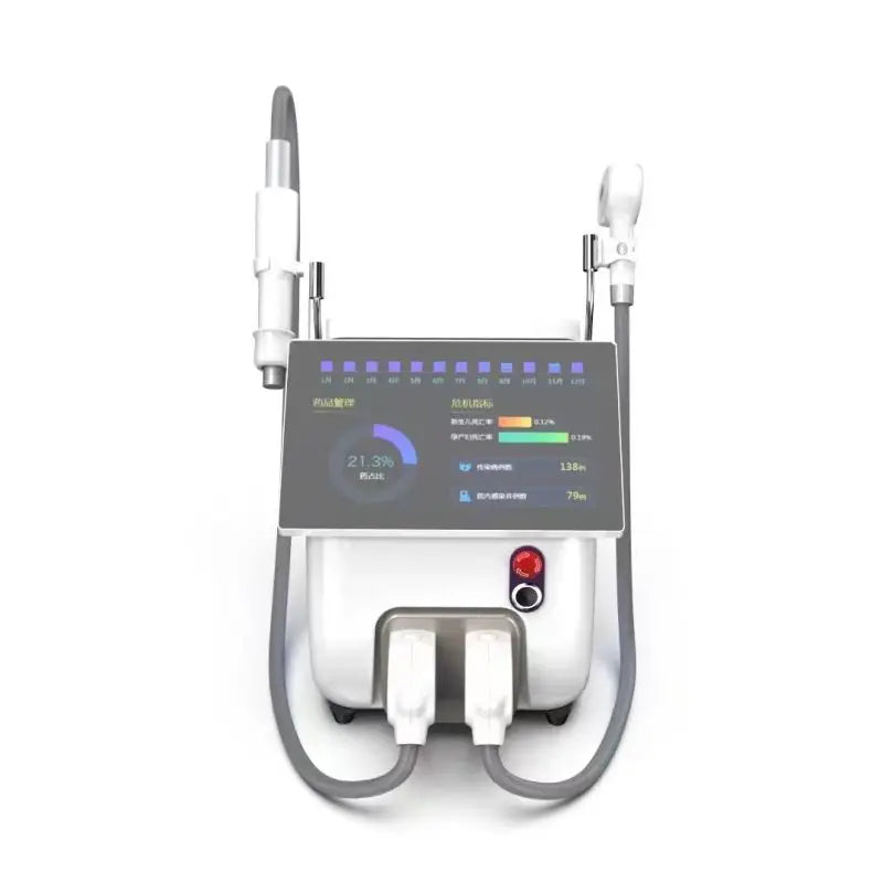 Professional 2 In 1 Diode Laser 808nm Hair Removal Machine Nd Yag Laser Tattoo Remove Skin Rejuvenation 808 Hair Remove For Spa