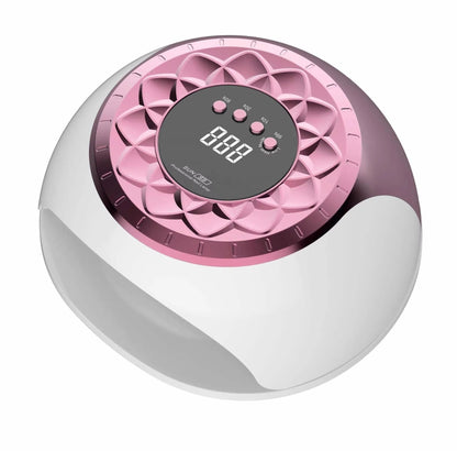 Lâmpada de Secagem de Unhas UV LED 268W Profissional Luz Secadora de Arte de Unhas UV para Unhas de Gel 57 Contas Lâmpada de Cura Rápida de Verniz Gel UV