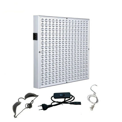 Painel LED Vermelho Fototerapia 660nm/850nm - Lâmpada Aquecimento Fisioterapia Doméstica 45W