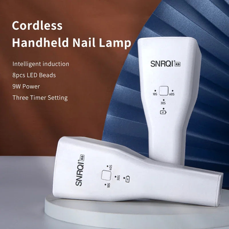 Lâmpada de Mão para Unhas Lâmpada UV LED para Unhas Sem Fio Mini Lâmpada para Unhas UV Led Secador de Verniz Gel para Unhas Lâmpada LED Portátil para Unhas