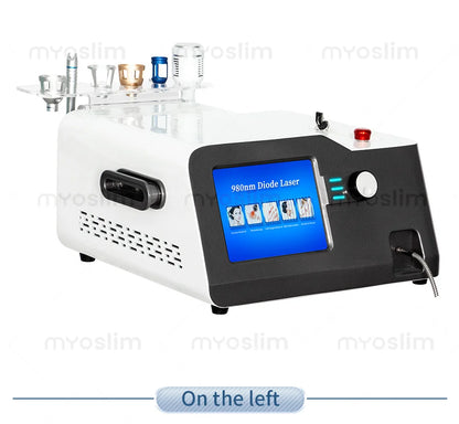 30W 5 in 1 980nm Diode Laser Blood Vessels Removal Nail Fungus 980 Diode Laser Vascular Removal Machine Remove Spider Veins