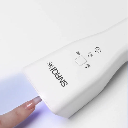 Lâmpada de Mão para Unhas Lâmpada UV LED para Unhas Sem Fio Mini Lâmpada para Unhas UV Led Secador de Verniz Gel para Unhas Lâmpada LED Portátil para Unhas