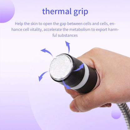 Skin Cool - Máquina de Beleza Facial Cryo-Eletroporação com Lifting e Circulação Linfática
