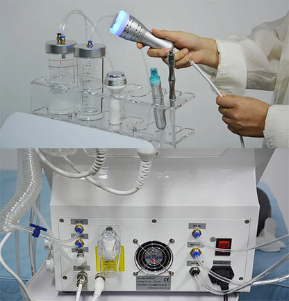 Máquina Hidrodermabrasão 4 em 1 - Limpeza Profunda, Peeling Diamante e Martelo Frio