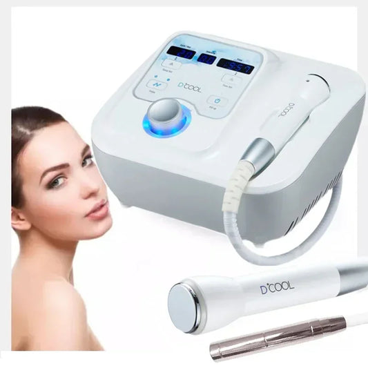 Equipamento D-Cool Electroporação ION - Massageador Crioterapia Facial Profissional