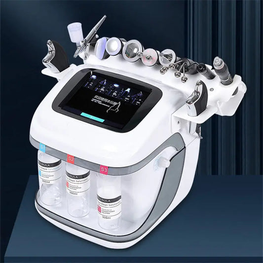 Máquina Hidradermabrasão K 11 em 1 - H2O2 Oxigénio Facial Limpeza Profunda Esfoliação