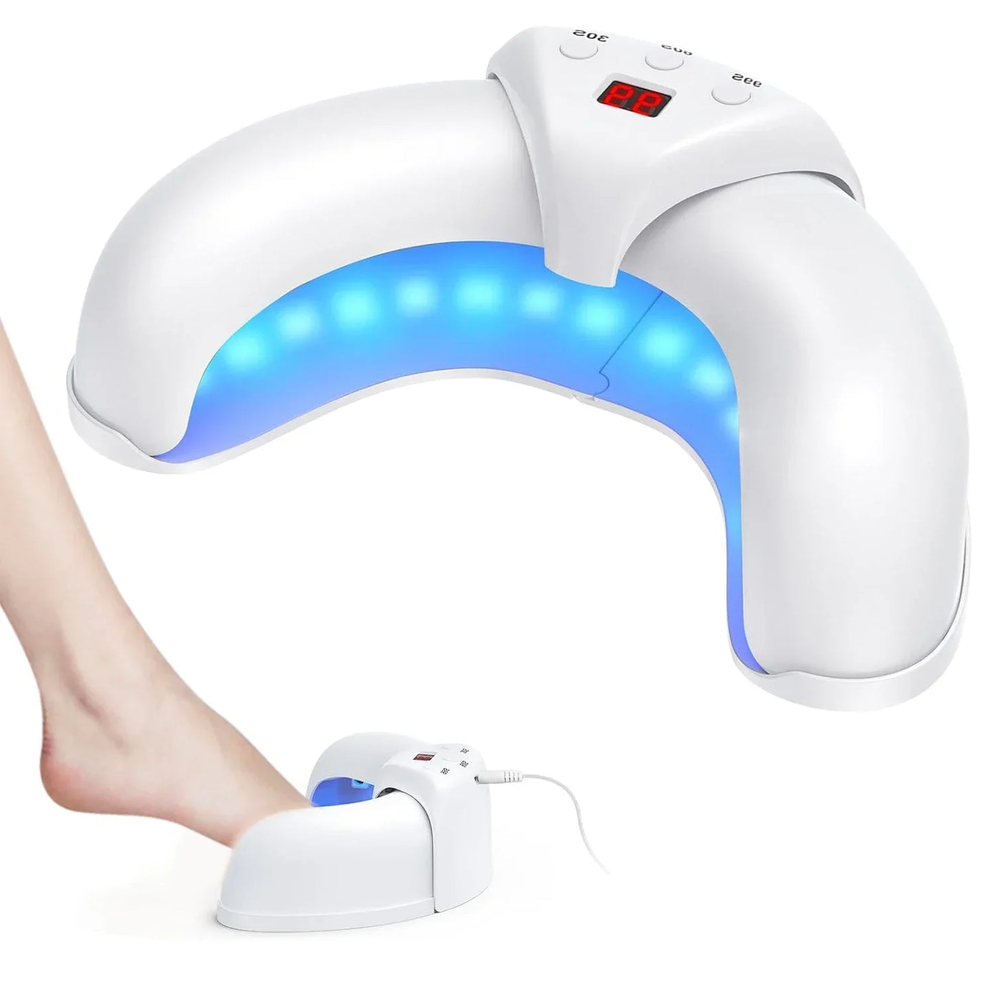 Lâmpada de Arte de Unhas UV LED 36/45W Secador Rápido de Unhas Dobrável com Display Unhas dos Pés e das Mãos Automático para Casa e Salão Lâmpada de Cura