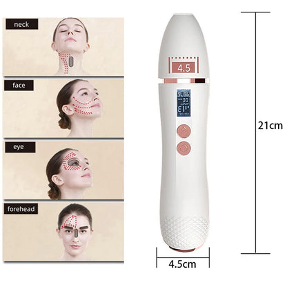 Máquina HIFU Lifting Facial Uso Doméstico - Rejuvenescimento Firmeza Remoção Rugas Anti-Envelhecimento