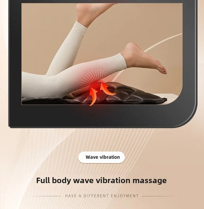 Upgrade Large Area Vibration Airbag Swing Heated Neck Massager Full Body Massage Mat Mattress Traction Lumbar with Remote Contro