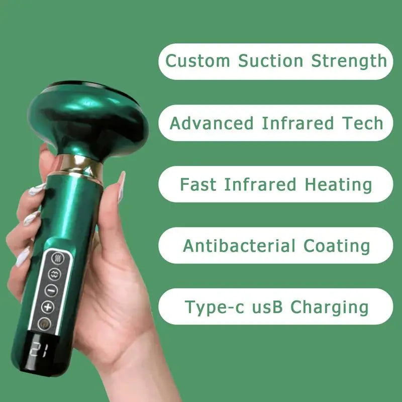 Máquina Contorno Corporal Ajustável Manual - Massageador Gordura Corporal Anti-Celulite Barriga Sucção