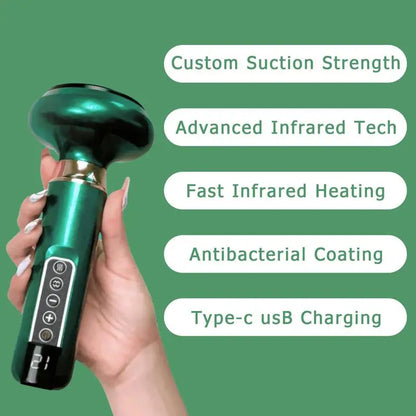 Máquina Contorno Corporal Ajustável Manual - Massageador Gordura Corporal Anti-Celulite Barriga Sucção