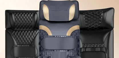 Upgrade Large Area Vibration Airbag Swing Heated Neck Massager Full Body Massage Mat Mattress Traction Lumbar with Remote Contro