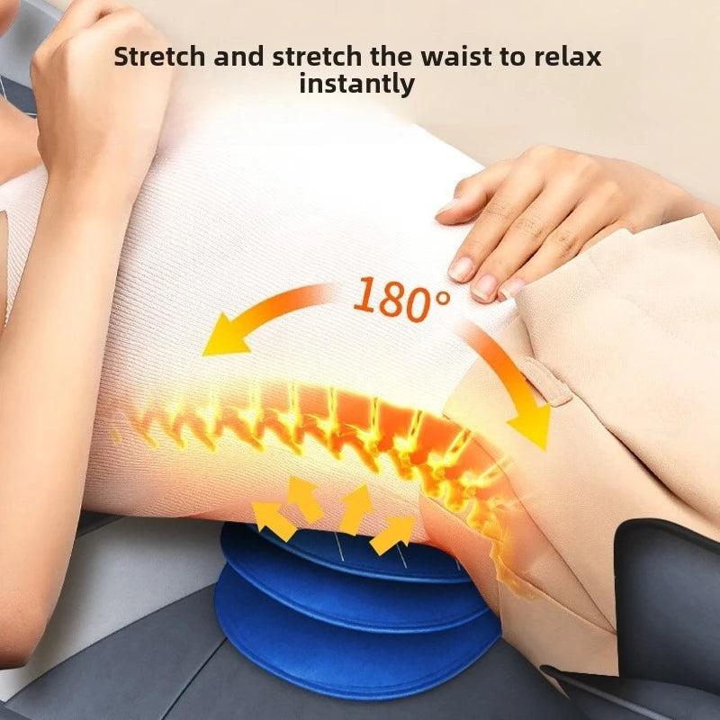 Upgrade Large Area Vibration Airbag Swing Heated Neck Massager Full Body Massage Mat Mattress Traction Lumbar with Remote Contro