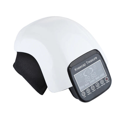Massageador Inteligente Joelho com Compressão Térmica - Alívio Dores Articulares Laser Infravermelho