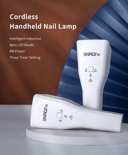 Lâmpada de Mão para Unhas Lâmpada UV LED para Unhas Sem Fio Mini Lâmpada para Unhas UV Led Secador de Verniz Gel para Unhas Lâmpada LED Portátil para Unhas