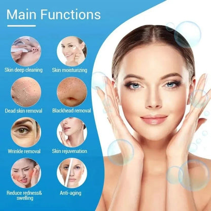 Máquina Hidrodermabrasão 15 em 1 - Oxigénio CO2 Bolhas Hydra Dermabrasão Facial Beleza