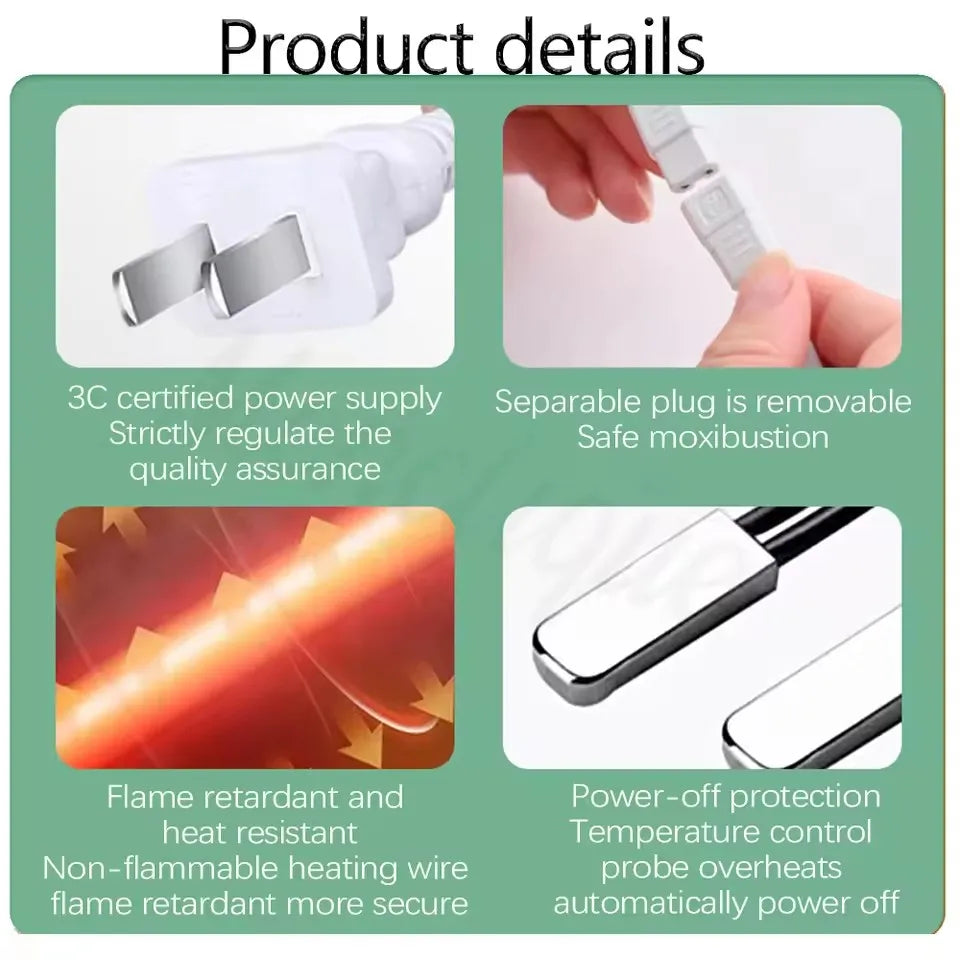 Electric Leg Massager Heat Compress Compression Foot Leg Recovery Boots for Improved Leg Blood Circulation With Remote Control