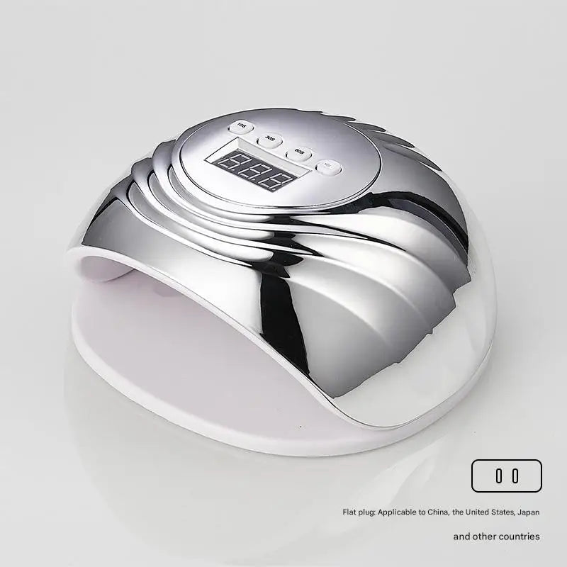 Lâmpada para Unhas 86W UV LED Luz Vermelha com Sensor Inteligente - Secador Portátil de Cura Rápida de Verniz Gel para Uso Doméstico e Salão