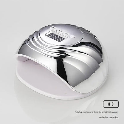 Lâmpada para Unhas 86W UV LED Luz Vermelha com Sensor Inteligente - Secador Portátil de Cura Rápida de Verniz Gel para Uso Doméstico e Salão